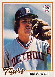 1978 Topps Baseball Cards      633     Tom Veryzer